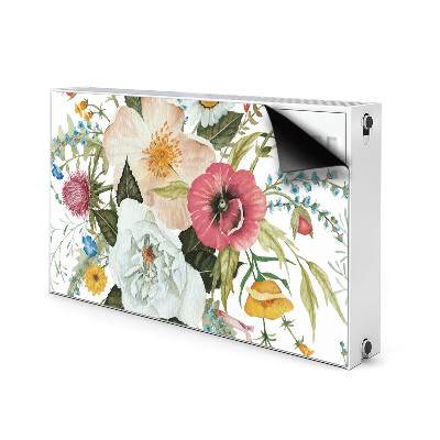 Cover per termosifone Bouquet di campo