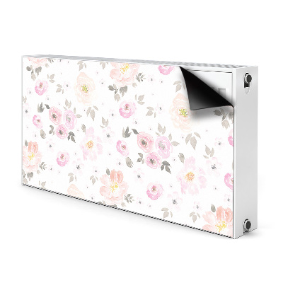 Cover per termosifone Fiori ad acquerello