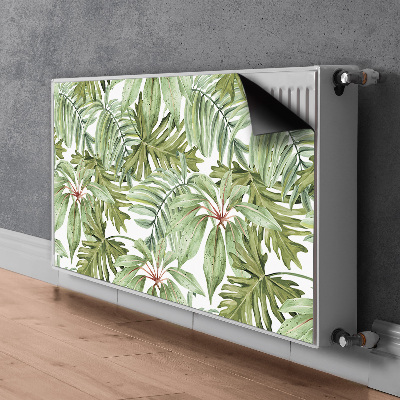 Copertura magnetica per termosifone Foglie tropicali