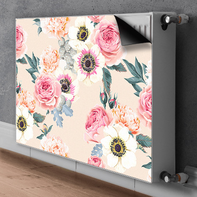 Cover per termosifone Fiori pastello