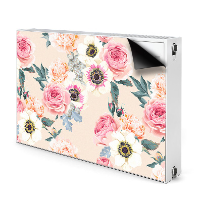 Cover per termosifone Fiori pastello