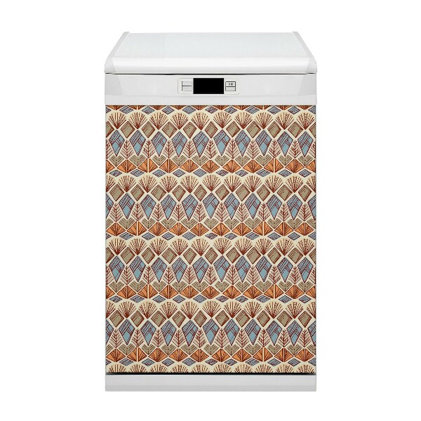 Copertura magnetica per lavastoviglie Pattern marrone