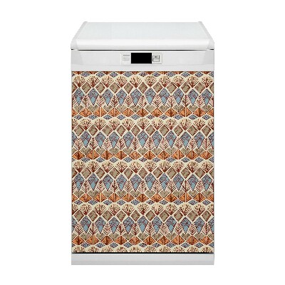 Copertura magnetica per lavastoviglie Pattern marrone