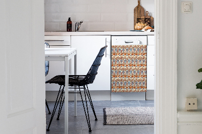 Copertura magnetica per lavastoviglie Pattern marrone