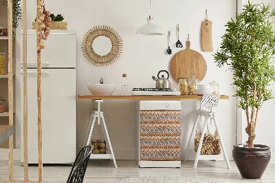 Copertura magnetica per lavastoviglie Pattern marrone