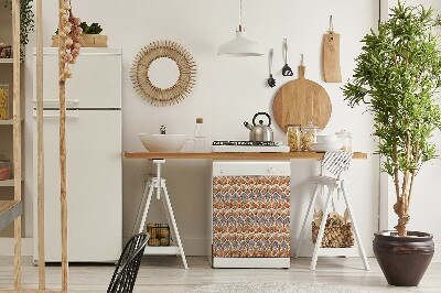 Copertura magnetica per lavastoviglie Pattern marrone