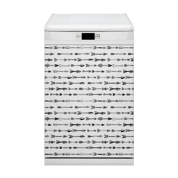Copertura magnetica per porta della lavastoviglie Colpi geometrici