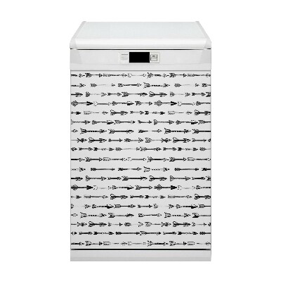 Copertura magnetica per porta della lavastoviglie Colpi geometrici