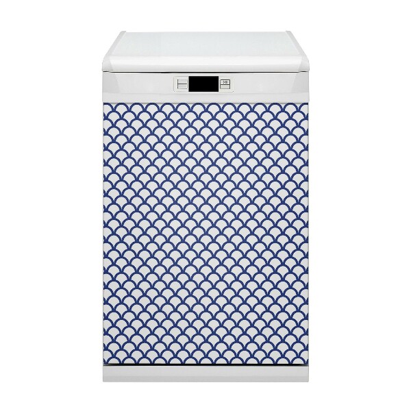 Coperchio magnetico decorativo per lavastoviglie Modello di scale di pesce
