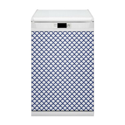 Coperchio magnetico decorativo per lavastoviglie Modello di scale di pesce