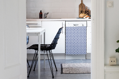 Coperchio magnetico decorativo per lavastoviglie Modello di scale di pesce