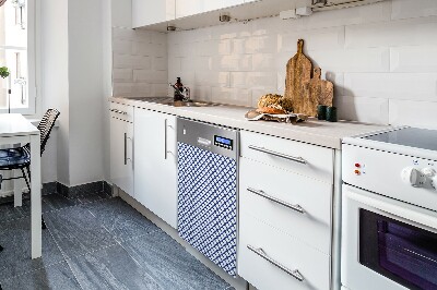 Coperchio magnetico decorativo per lavastoviglie Modello di scale di pesce
