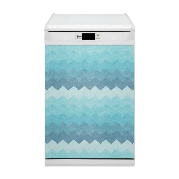 Coperchio magnetico decorativo per lavastoviglie Pattern a zigzag