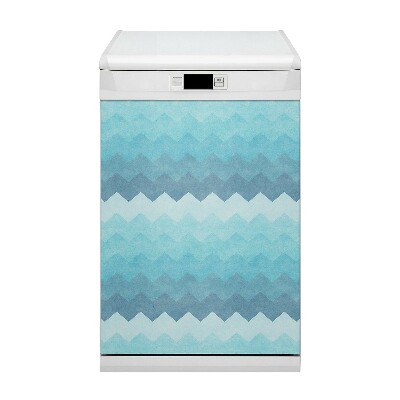 Coperchio magnetico decorativo per lavastoviglie Pattern a zigzag