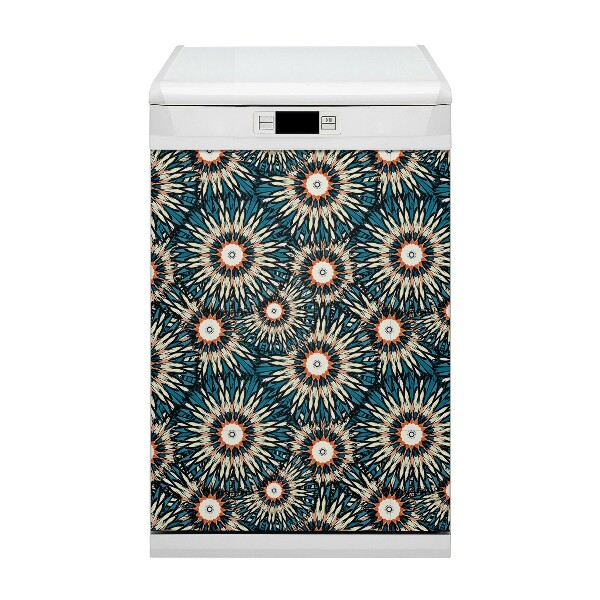Adesivo magnetico per lavastoviglie Bella mandala