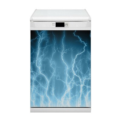 Adesivo magnetico per lavastoviglie Lampo blu