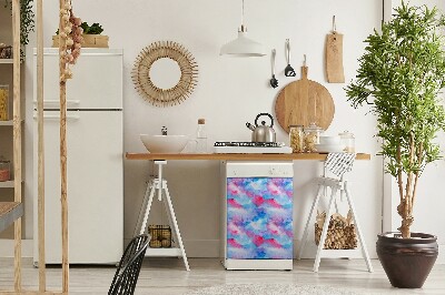 Copertura magnetica per lavastoviglie Nuvole astratte