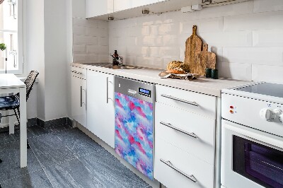 Copertura magnetica per lavastoviglie Nuvole astratte