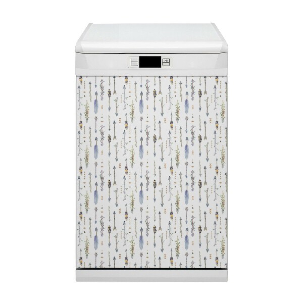 Coperchio magnetico decorativo per lavastoviglie Scatti boho