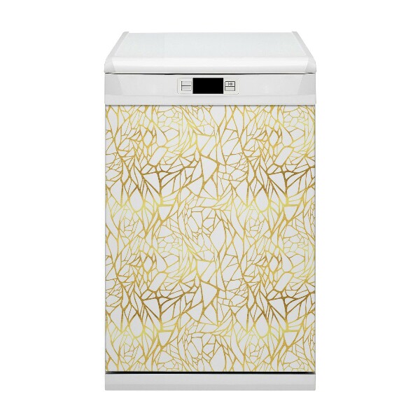 Coperchio magnetico decorativo per lavastoviglie Ornamento dorato