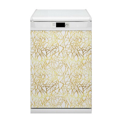 Coperchio magnetico decorativo per lavastoviglie Ornamento dorato