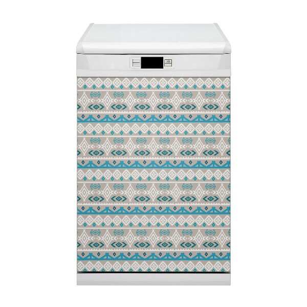 Coperchio magnetico decorativo per lavastoviglie Art tribale