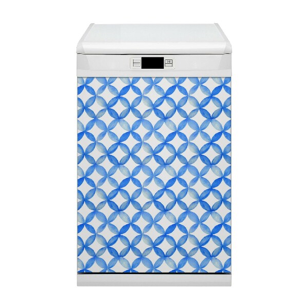 Adesivo magnetico per lavastoviglie Ruote blu
