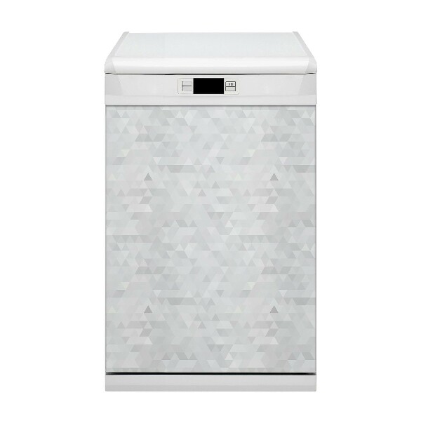 Copertura magnetica per porta della lavastoviglie Triangoli leggeri