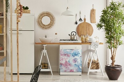 Copertura magnetica per lavastoviglie Fiori Pastello