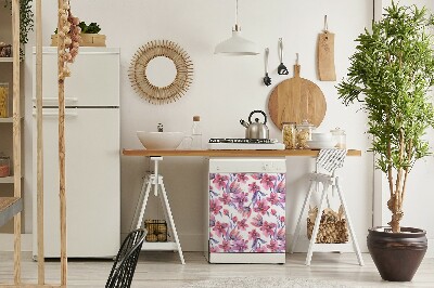 Copertura magnetica per lavastoviglie Fiori pastello