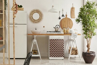 Adesivo magnetico per lavastoviglie Pattern floreale