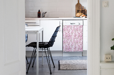 Coperchio magnetico decorativo per lavastoviglie Fiori lilla