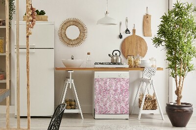 Coperchio magnetico decorativo per lavastoviglie Fiori lilla