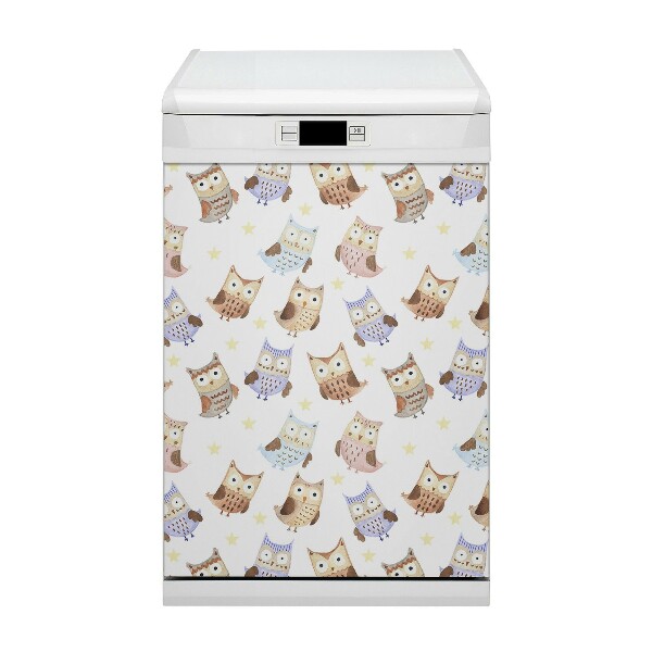 Copertura magnetica per lavastoviglie Fairy -Tale Owls