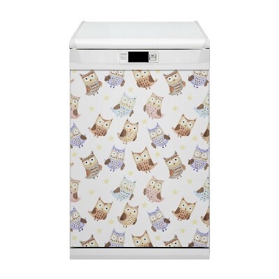 Copertura magnetica per lavastoviglie Fairy -Tale Owls