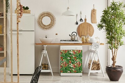 Copertura magnetica per porta della lavastoviglie Fiori
