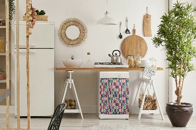 Copertura magnetica per lavastoviglie Quadrati e ruote