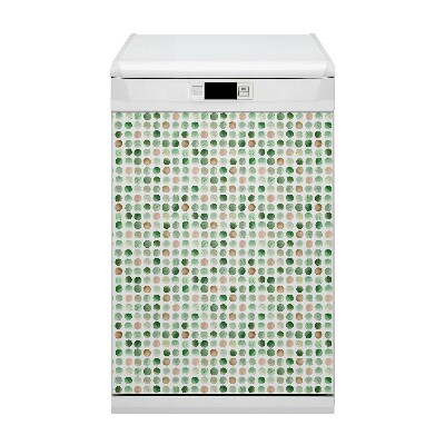Copertura magnetica per porta della lavastoviglie Punti colorati
