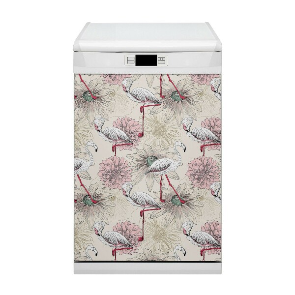 Pannello magnetico per lavastoviglie Flaming rosa