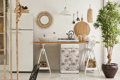 Pannello magnetico per lavastoviglie Flaming rosa