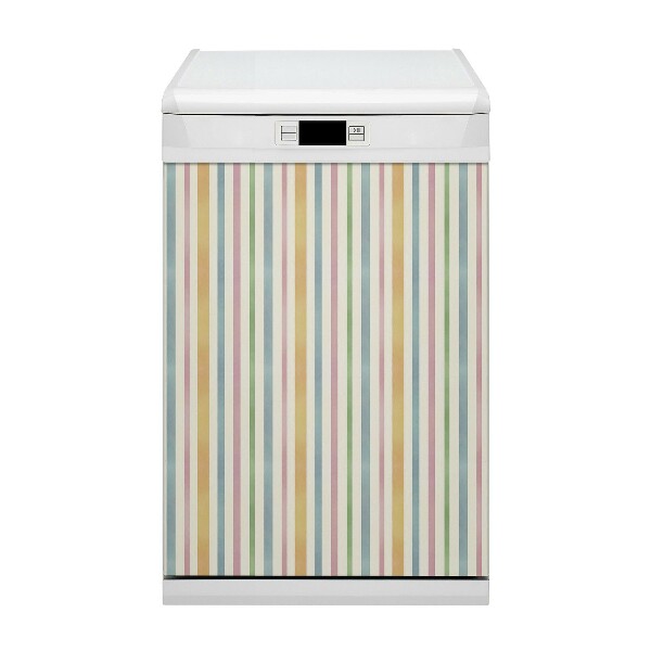 Adesivo magnetico per lavastoviglie Linee colorate