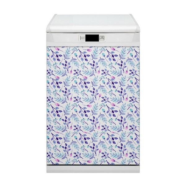 Copertura magnetica per lavastoviglie Rami viola
