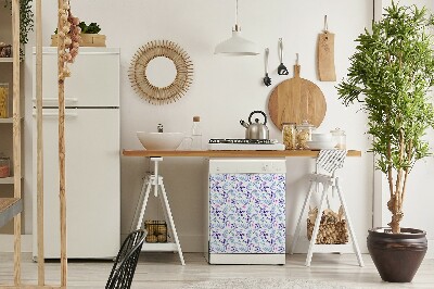 Copertura magnetica per lavastoviglie Rami viola