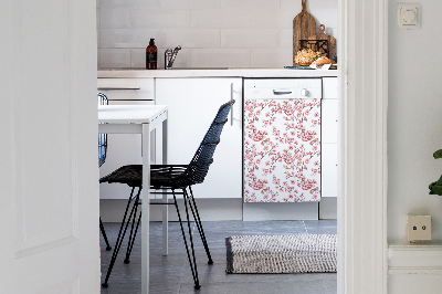 Coperchio magnetico decorativo per lavastoviglie fiori di ciliegio