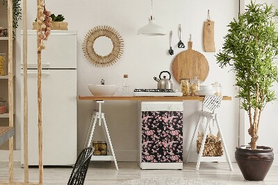 Copertura magnetica per porta della lavastoviglie fiori di ciliegio