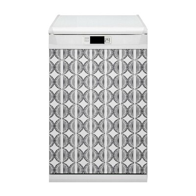 Adesivo magnetico per lavastoviglie Distretti retrò