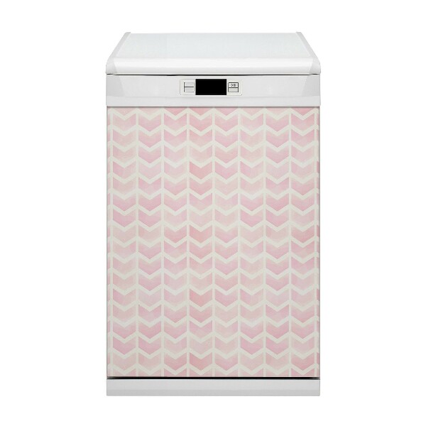Coperchio magnetico decorativo per lavastoviglie Vettori rosa
