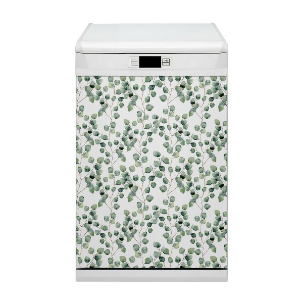 Copertura magnetica per lavastoviglie Rami con foglie