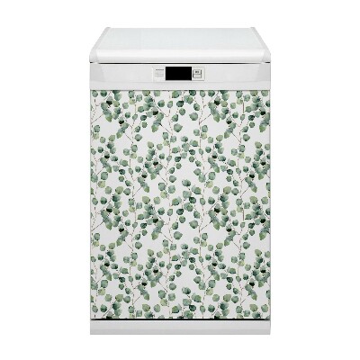 Copertura magnetica per lavastoviglie Rami con foglie