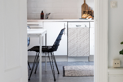Coperchio magnetico decorativo per lavastoviglie Geometria di jodel